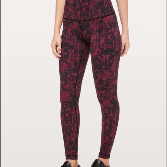 lululemon athletica Pants - Lululemon Wunder Under hi rise Scatter Blossom 6